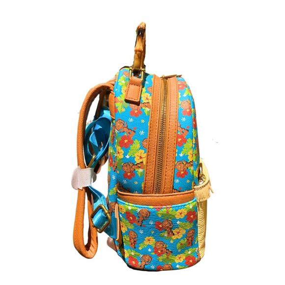 Disney Parks Polynesian Village Resort Tiki Backpack Bag Loungefly NWT 2023 Maui main image 4